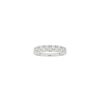 Women LC COLLECTION JEWELLERY Fine Jewellery | 18K White Gold Diamond Half Eternity Band — Size Us 6.5