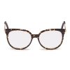 Women VICTORIA BECKHAM Eyewear | Metal Temple Acetate Round Optical Glasses