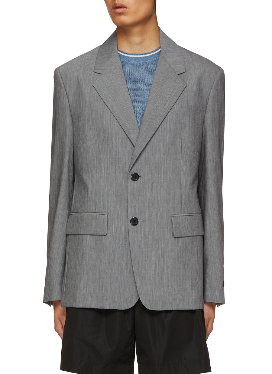 Men PRADA Suits | Single Breasted Notch Lapel Blazer