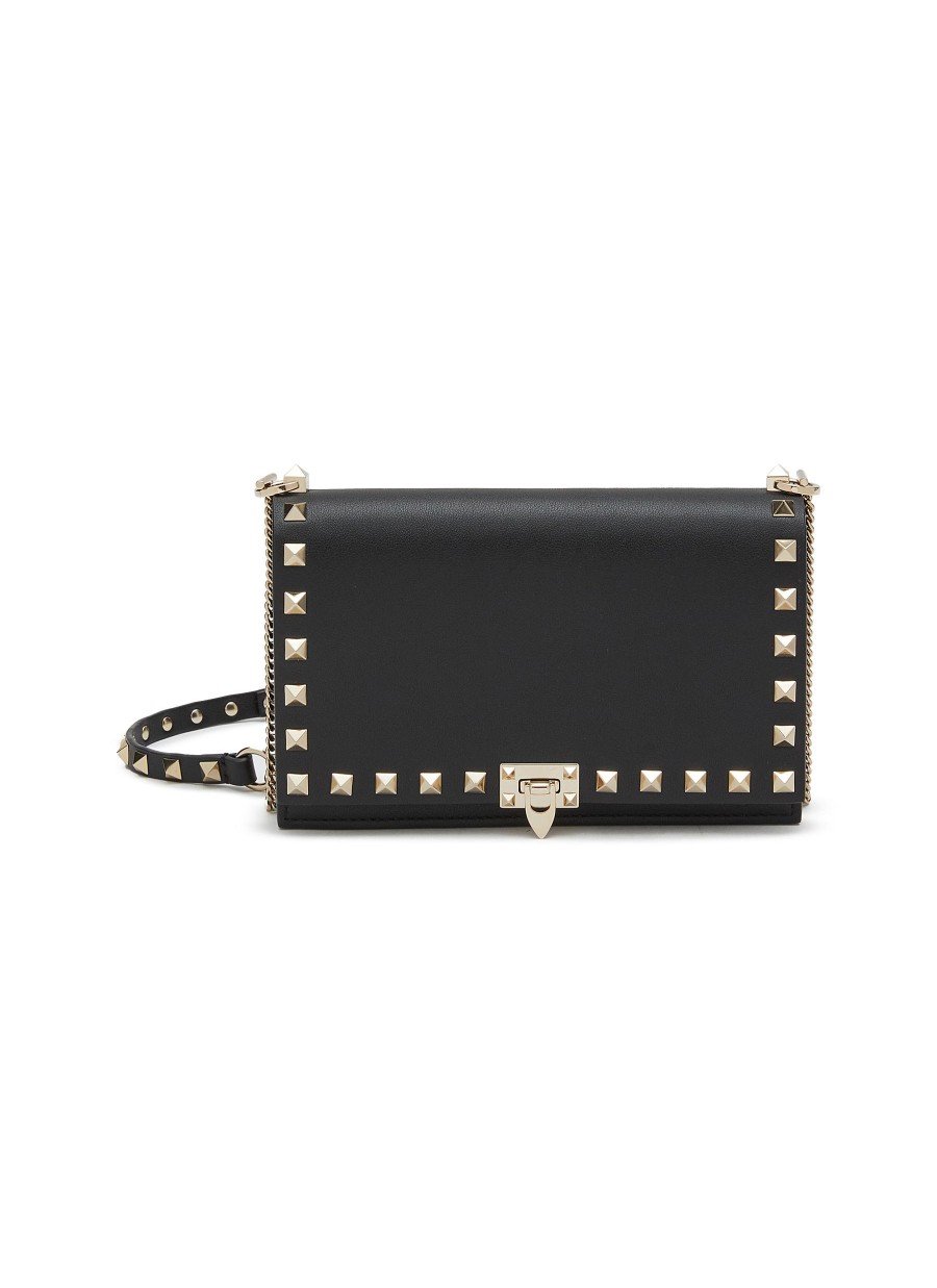 Women VALENTINO Crossbody | Rockstud Leather Pouch