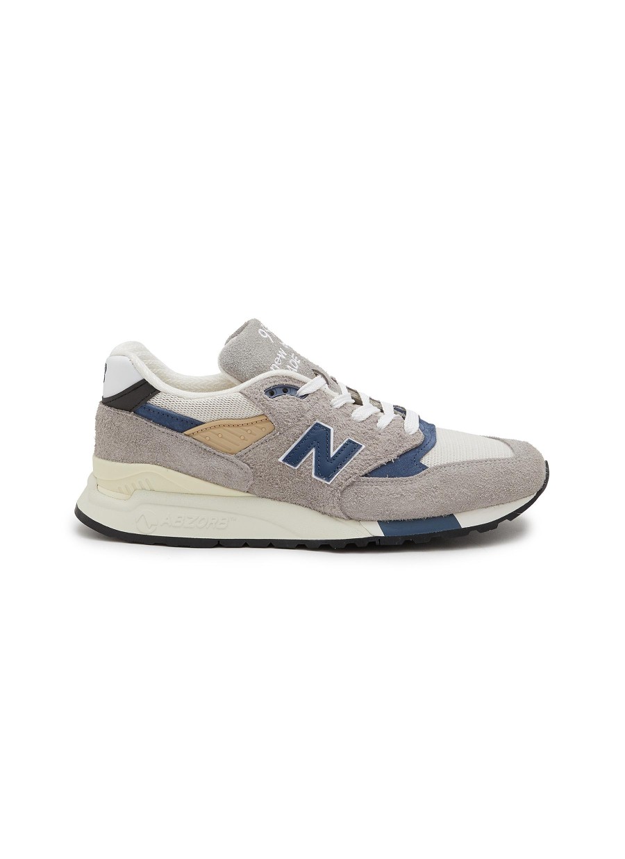 Men NEW BALANCE Sneakers | Grey Day 998 Low Top Lace Up Sneakers