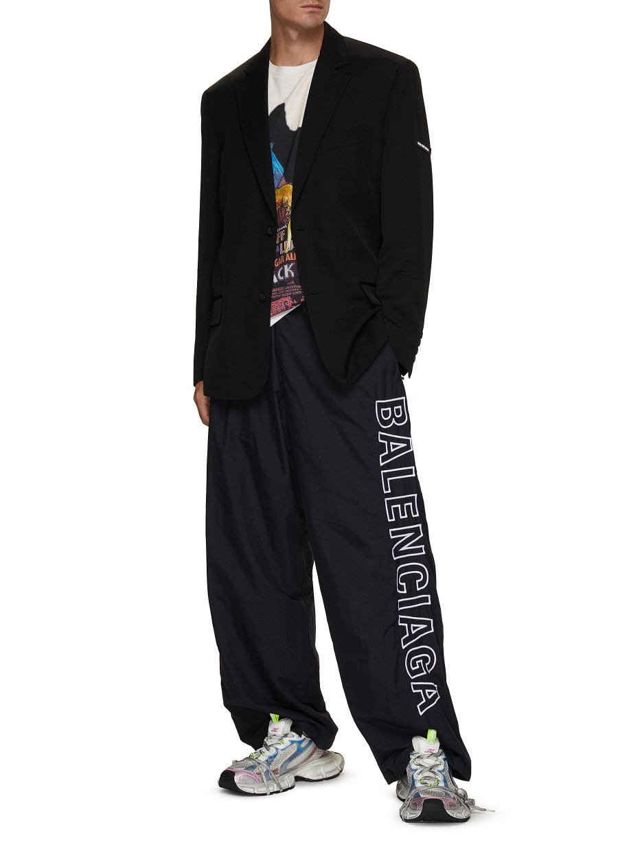 Men BALENCIAGA Pants | Logo Tracksuit Pants