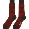 Men PANTHERELLA Socks | Abdale' Argyle Motif Merino Wool Blend Anklet Socks