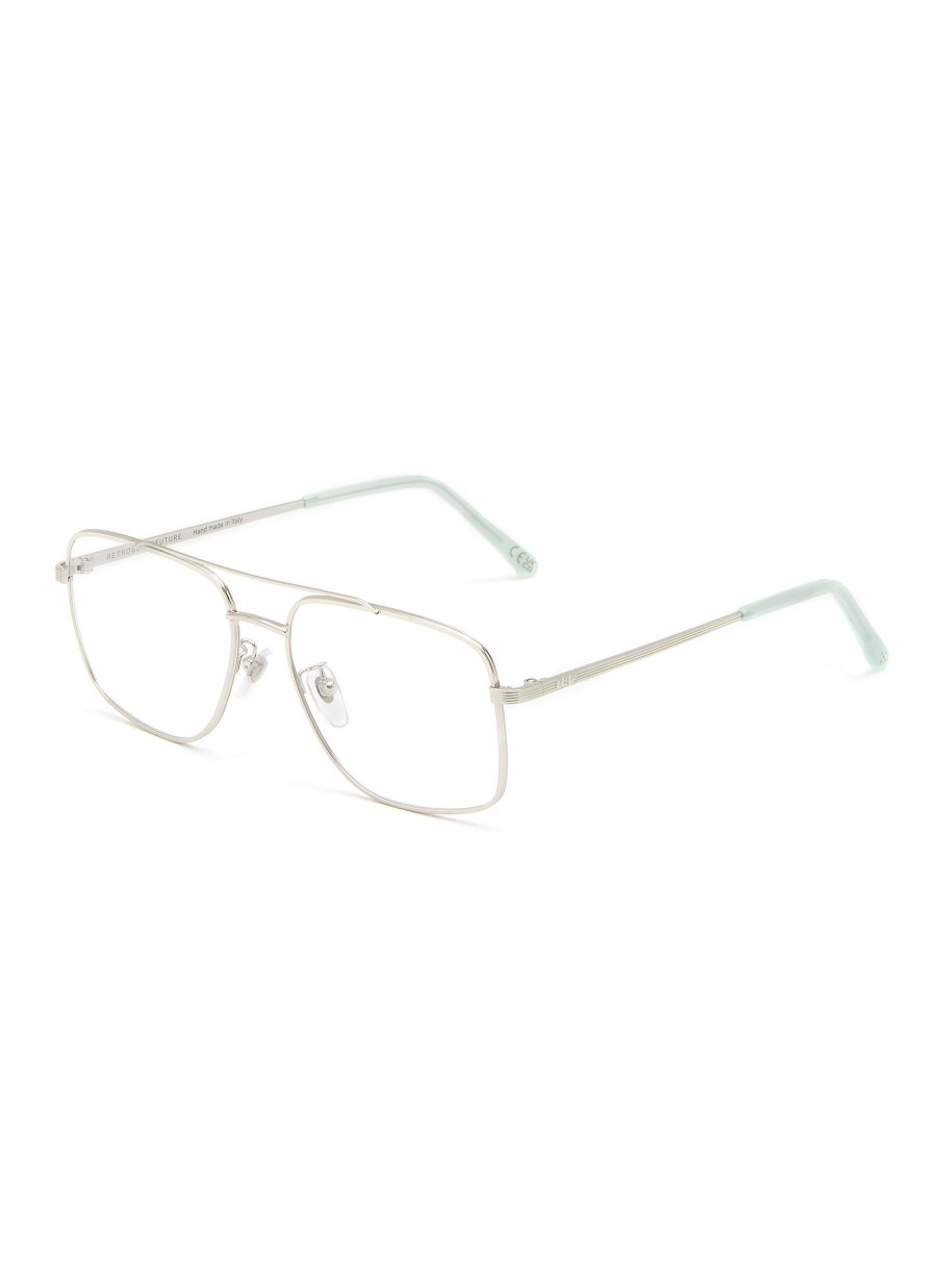 Men SUPER Eyewear | Numero 111 Argento Metal Optical Glasses