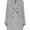 Women THOM BROWNE Coats | Oversized Double Breasted Coat