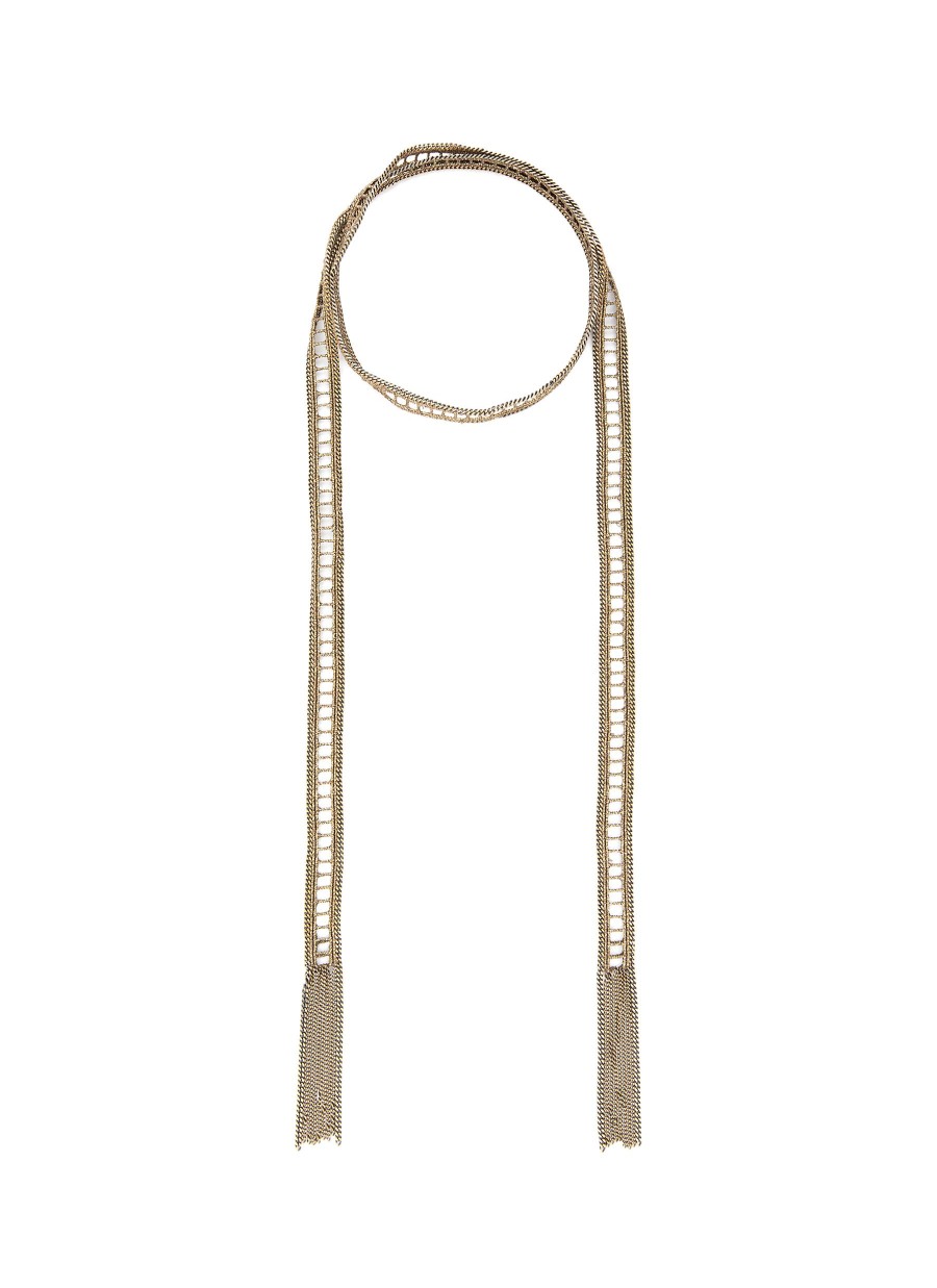 Women MARIE LAURE CHAMOREL Fashion Jewellery | Bi-Colour Brass Necklace