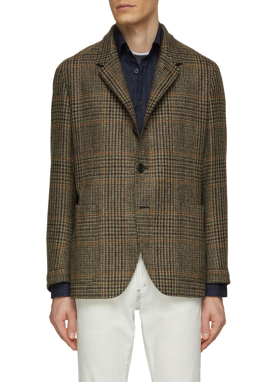 Men CANALI Suits | Checkered Single Breasted Notch Lapel Blazer