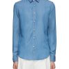 Men CANALI Shirts | Button Up Denim Shirt