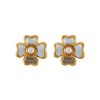 Women GOOSSENS Fashion Jewellery | 24K Gold Plated Clover Earrings