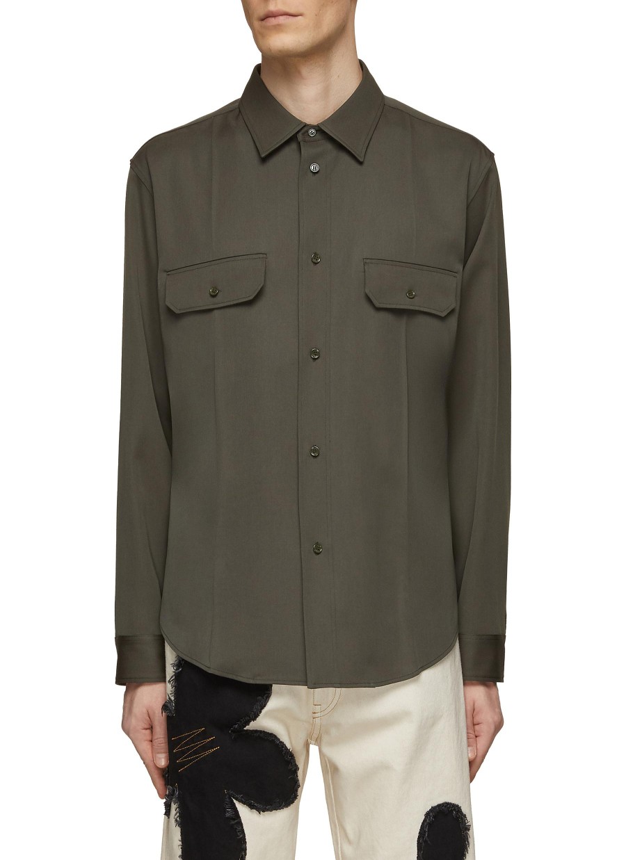 Men LOEWE Shirts | Double Flap Pocket Shirt