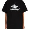 Men BALENCIAGA T-Shirts | Layered Double Logo T-Shirt