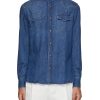 Men BRUNELLO CUCINELLI Shirts | Western Denim Shirt