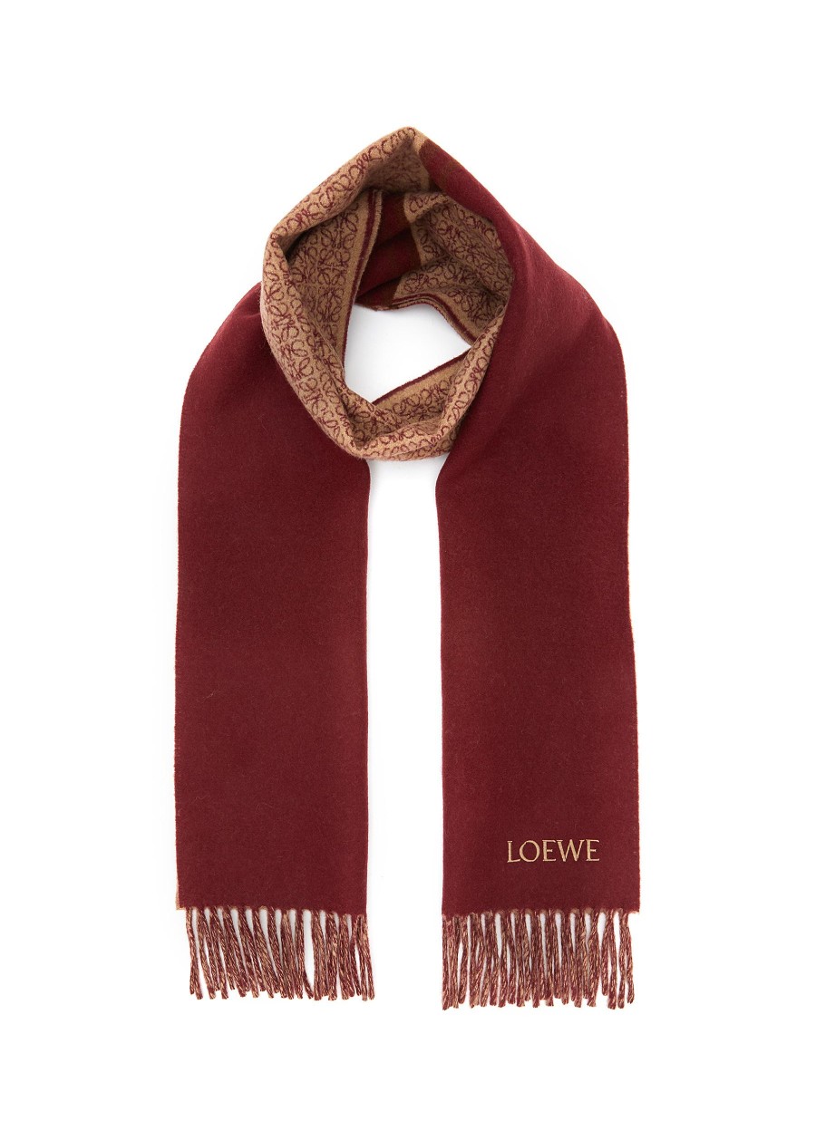 Men LOEWE Scarves | Anagram Wool Cashmere Scarf