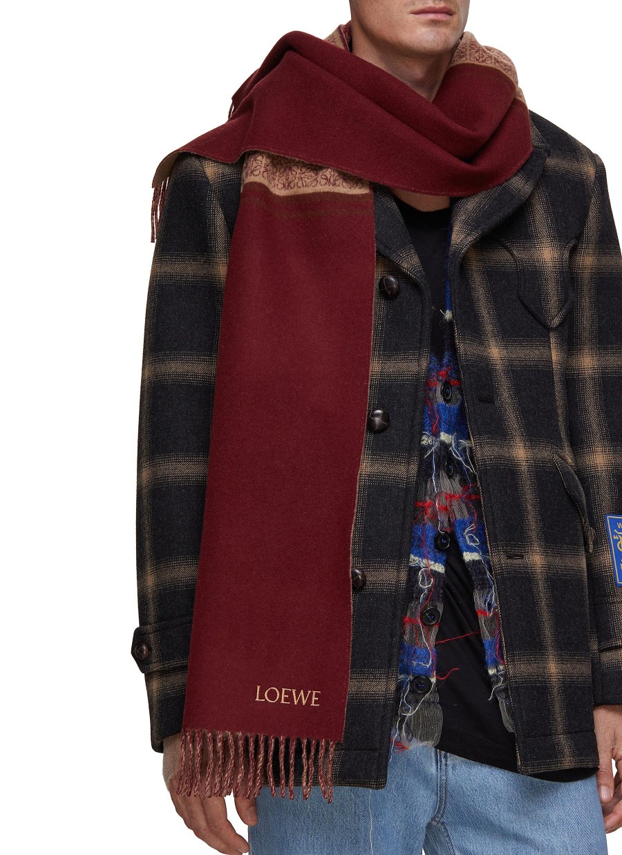 Men LOEWE Scarves | Anagram Wool Cashmere Scarf