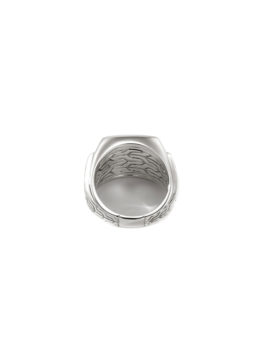 Women JOHN HARDY Fine Jewellery | Sterling Silver Signet Ring — Size 9