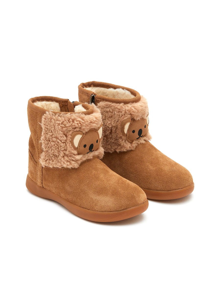 Women UGG Shoes | Koala Stuffie Toddlers Suede Shearling Boots