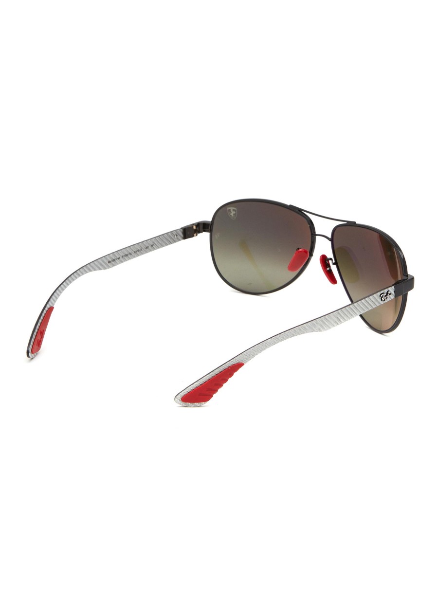 Men RAY BAN Eyewear | X Scuderia Ferrari Metal Pilot Sunglasses