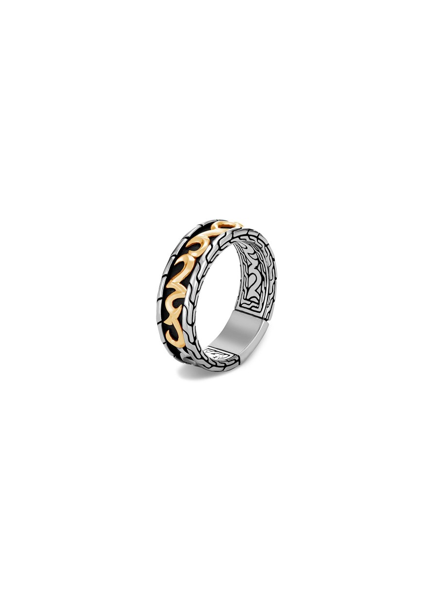 Women JOHN HARDY Fine Jewellery | Classic Chain Sterling Silver Band Ring — Size 10