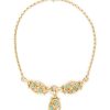 Women LANE CRAWFORD VINTAGE ACCESSORIES Vintage Accessories | Unsigned Gold Tone Diamante Necklace