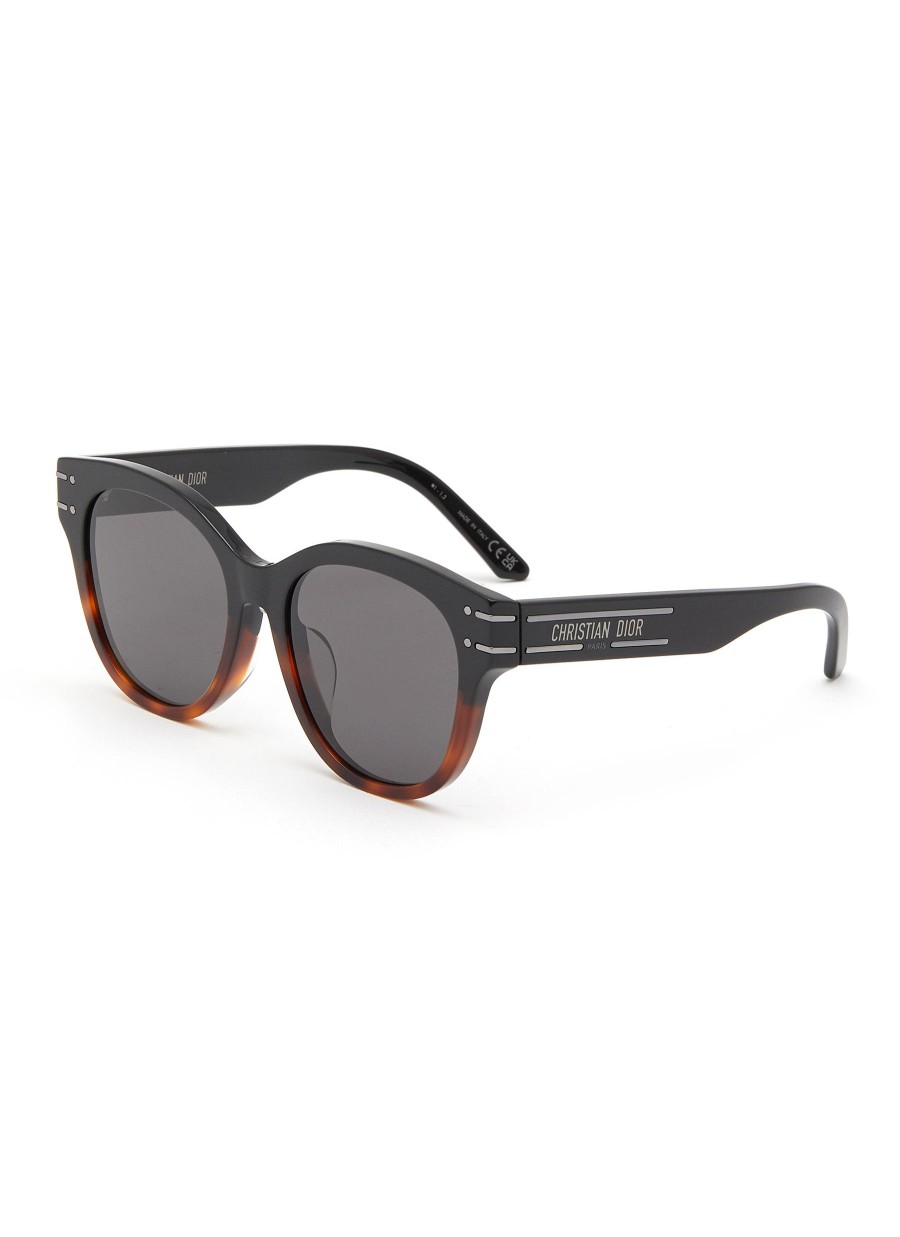 Women DIOR Eyewear | Diorsignature B6F Acetate Round Sunglasses