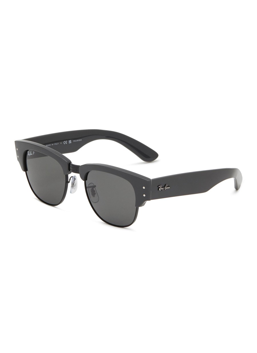 Men RAY BAN Eyewear | Grey Lens Acetate Square Sunglasses