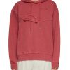 Men FENG CHEN WANG Pullovers & Hoodies | Double Collar Hoodie