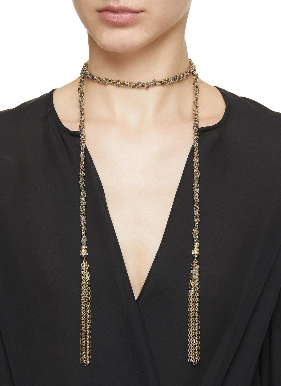 Women MARIE LAURE CHAMOREL Fashion Jewellery | N° 359 Gold Toned Metal Necklace