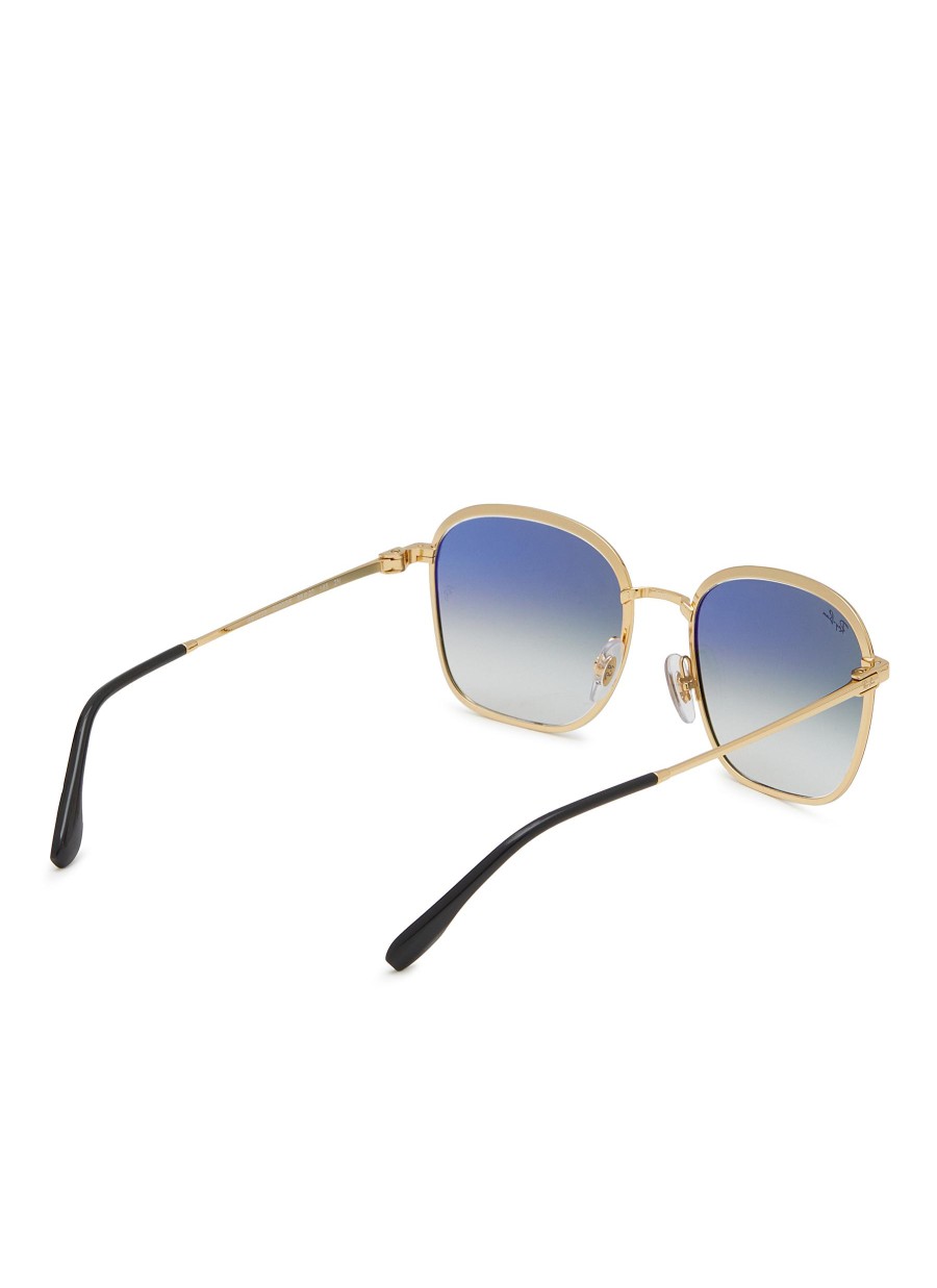 Women RAY BAN Eyewear | Metal Square Sunglasses