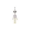 Women MIO HARUTAKA Fine Jewellery | Alien 18K Gold Diamond Black Diamond Charm