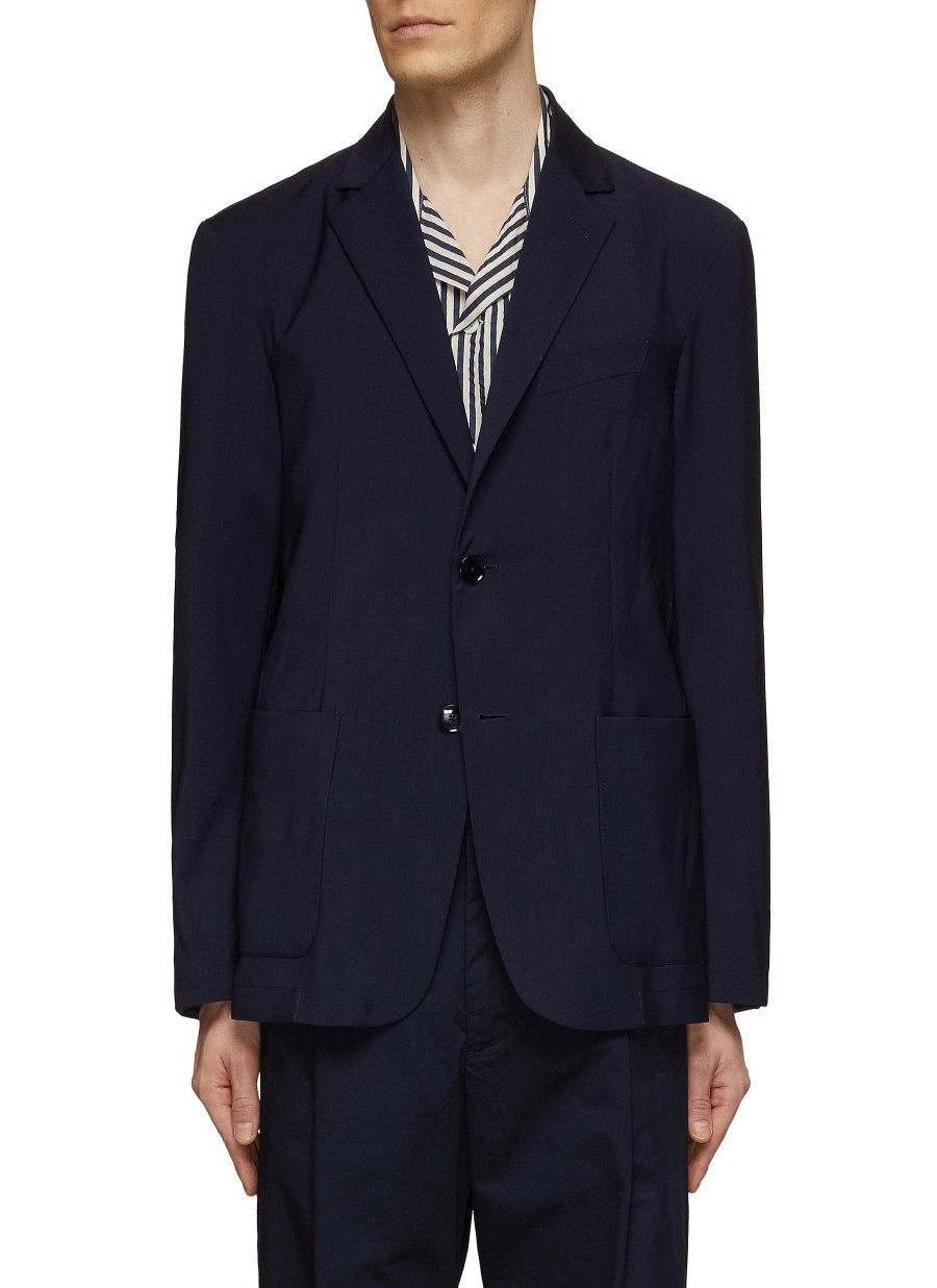 Men BARENA Suits | Single Breasted Wool Blazer