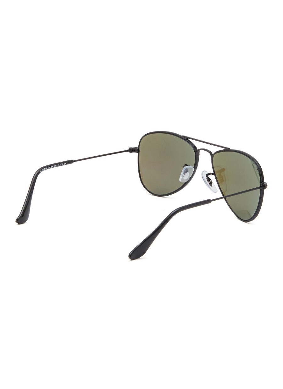 Women RAY BAN Accessories | Junior Aviator' Metal Frame Blue Lens Kids Aviator Sunglasses