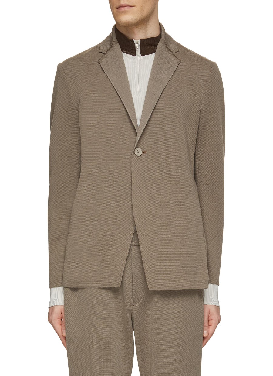 Men CFCL Suits | Milan Ribbed Knit Tailored Blazer