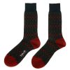 Men PANTHERELLA Socks | Wetton Abstract Check Long Ankle Socks