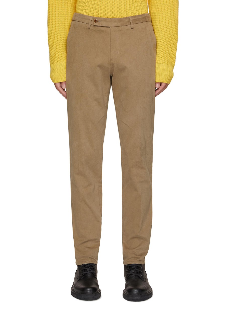 Men TOMORROWLAND Pants | Elastic Back Pressed Crease Chino Pants