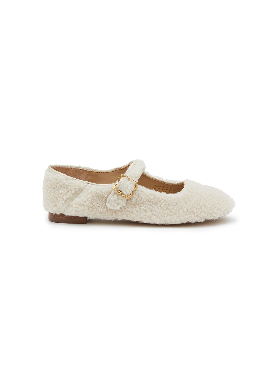 Women SAM EDELMAN Shoes | Michael Shearling Kids Mary Jane Flats