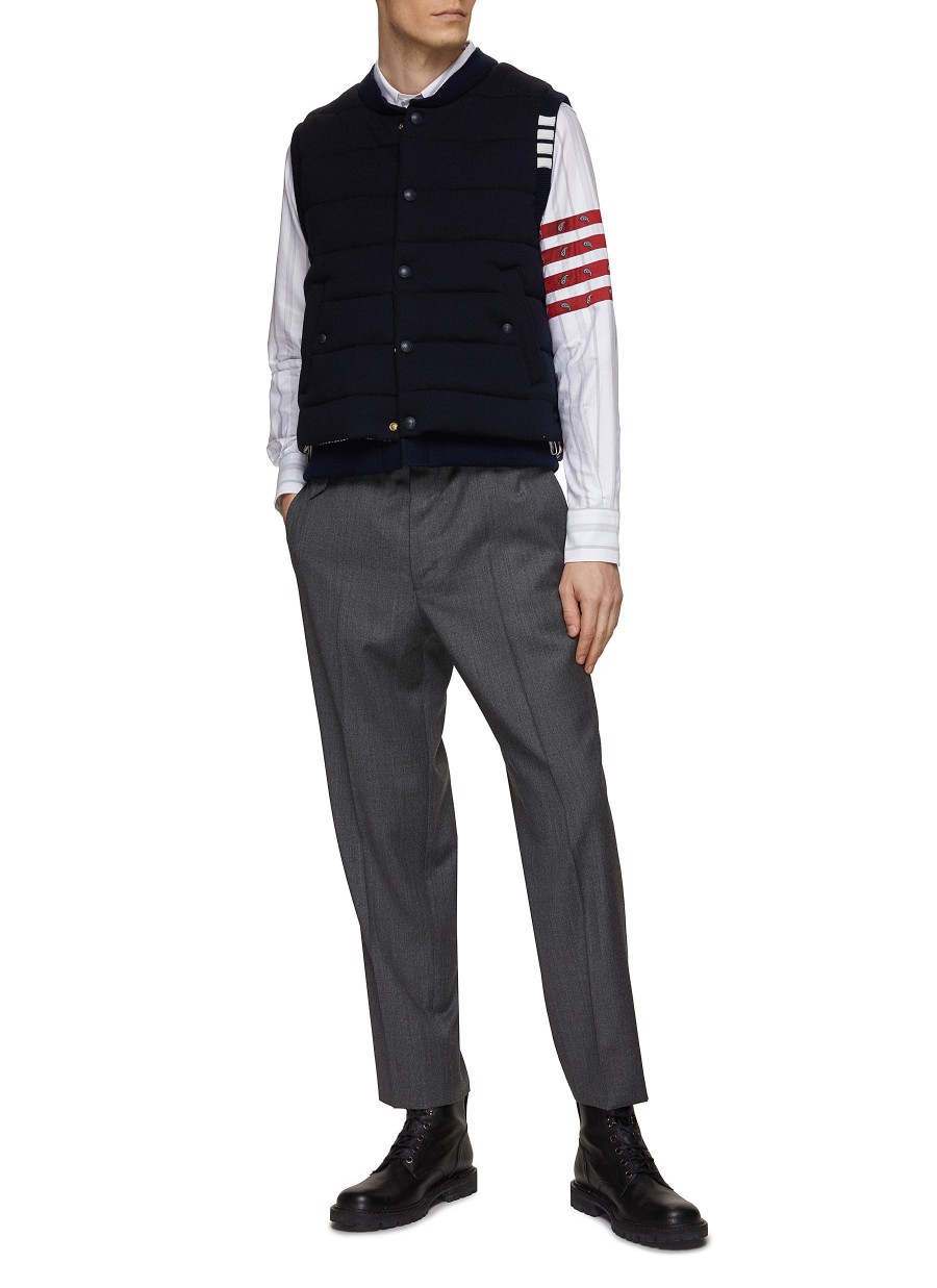 Men THOM BROWNE Jackets | 4 Bar Reversible Vest