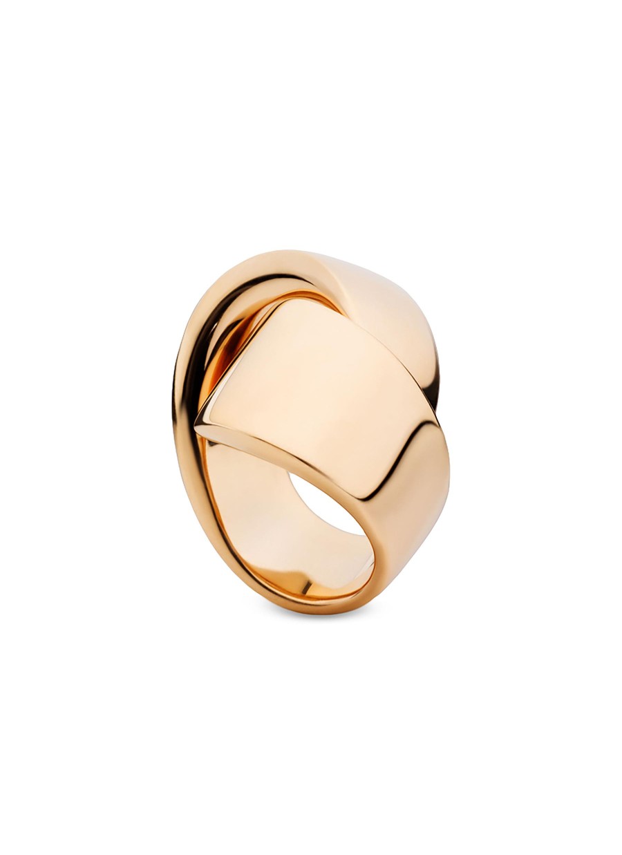 Women VHERNIER Fine Jewellery | Abbraccio 18K Rose Gold Ring — Size 53