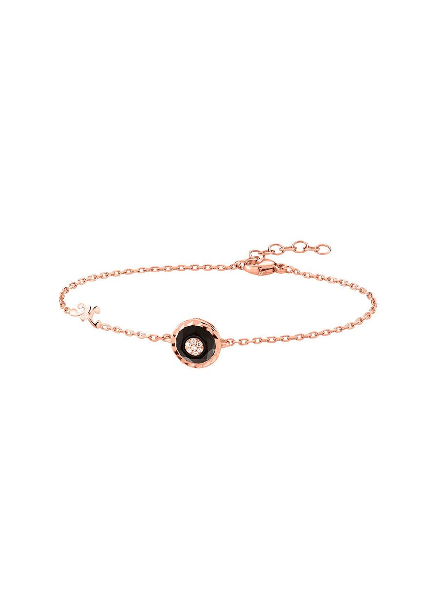 Women KORLOFF Fine Jewellery | Saint-Petersbourg Rose Gold Diamond Mother Of Pearl Bracelet