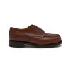 Men J.M. WESTON Flats | Brown Golf Derby Shoes