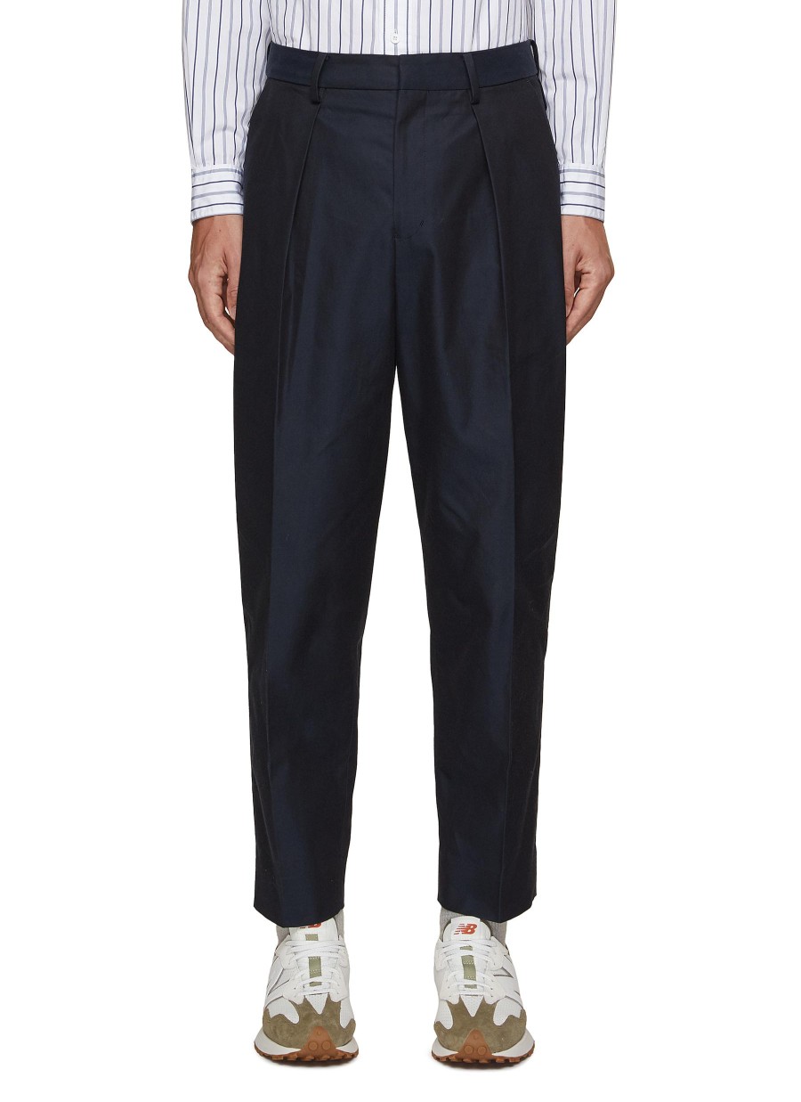 Men TOMORROWLAND Pants | Pleated Pressed Crease Tapered Pants