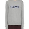 Men LOEWE Pullovers & Hoodies | Diagonal Stitch Logo Sweatshirt