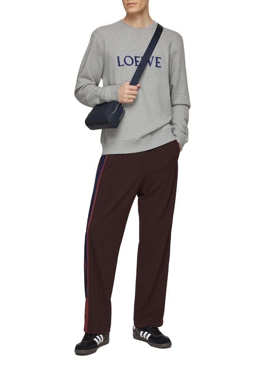 Men LOEWE Pullovers & Hoodies | Diagonal Stitch Logo Sweatshirt