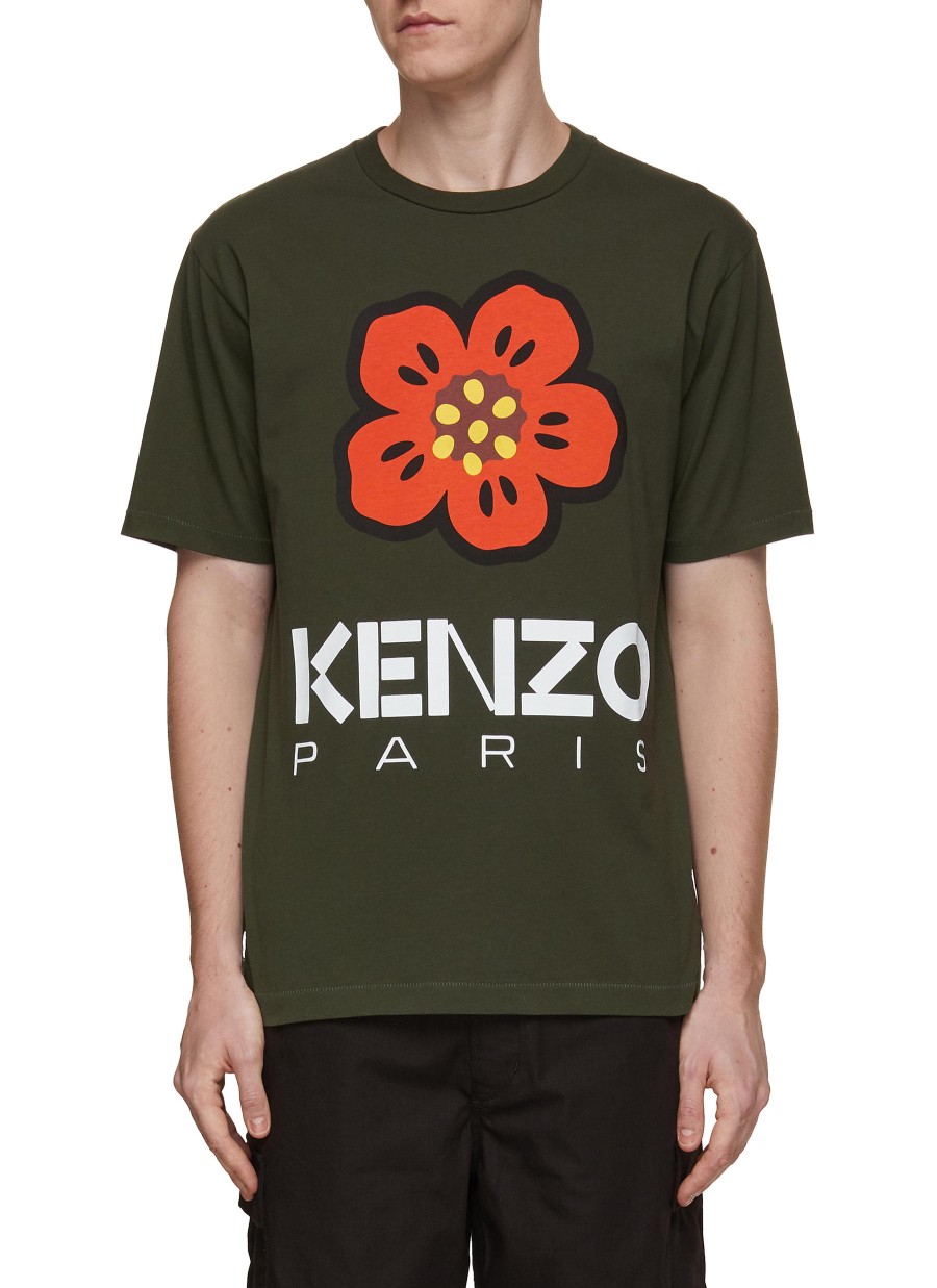 Men KENZO T-Shirts | Boke Flower Print T-Shirt