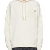 Men LOEWE Pullovers & Hoodies | Leather Anagram Pocket Relaxed Hoodie