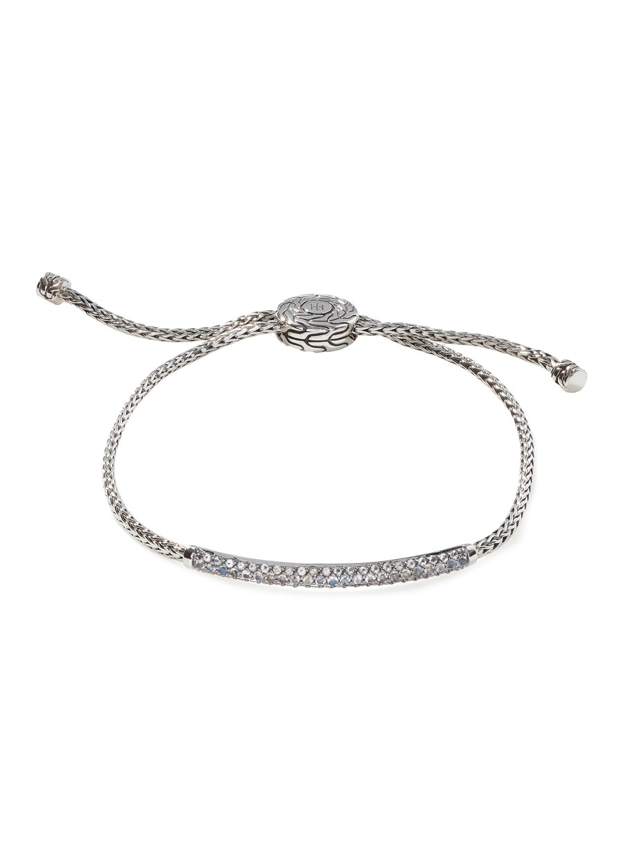 Women JOHN HARDY Fine Jewellery | Classic Chain Sterling Silver Rainbow Moonstone Mini Chain Bracelet — Size S-M