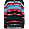 Men MISSONI Shirts | Long Sleeve Striped Wool Shirt