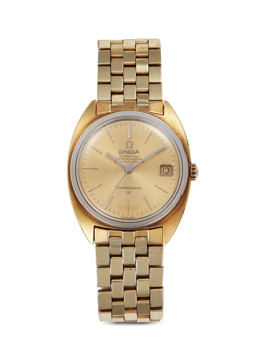 Men LANE CRAWFORD VINTAGE COLLECTION Watches | Omega 18K Gold Dial Watch