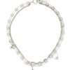 Women JUSTINE CLENQUET Fashion Jewellery | Angie Palladium Plated Necklace