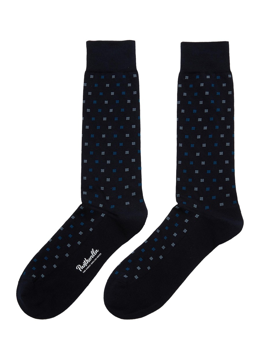 Men PANTHERELLA Socks | Byrd Egyptian Cotton Long Ankle Socks