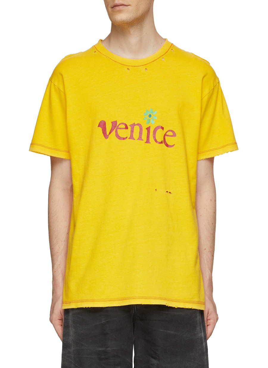 Men ERL T-Shirts | Venice Printed T-Shirt